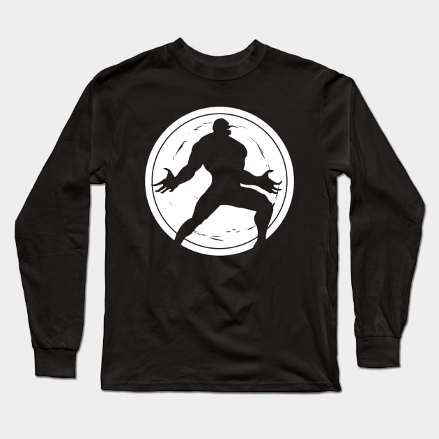 Game Venom Silhouette Long Sleeve T-Shirt by iSymbiote